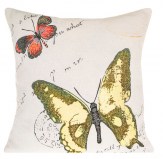Dekoračné povlak gobelíny 45x45 - MOTYL 02 žltá6